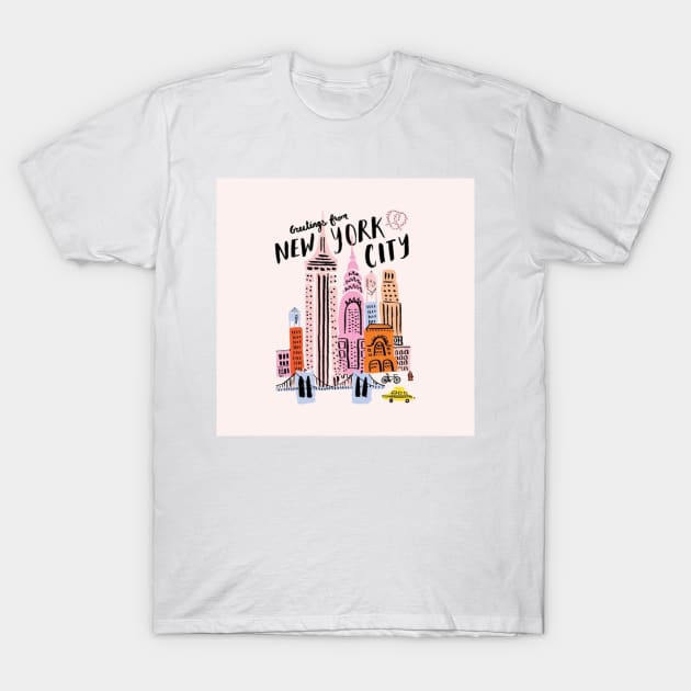 New York City T-Shirt by AmandaGJ9t3